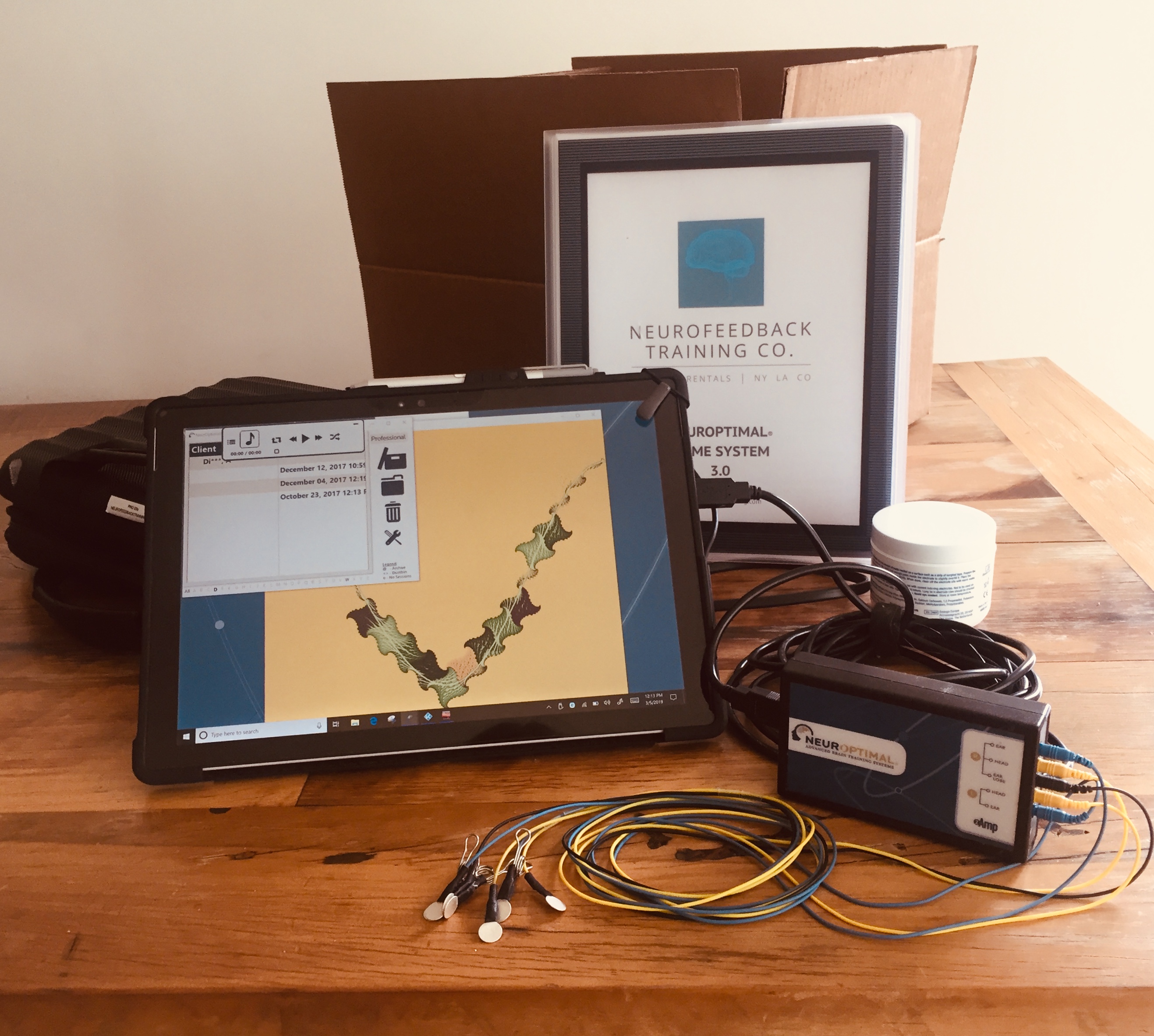 NeurOptimal Home Unit Set Up — Neurofeedback Training Co.